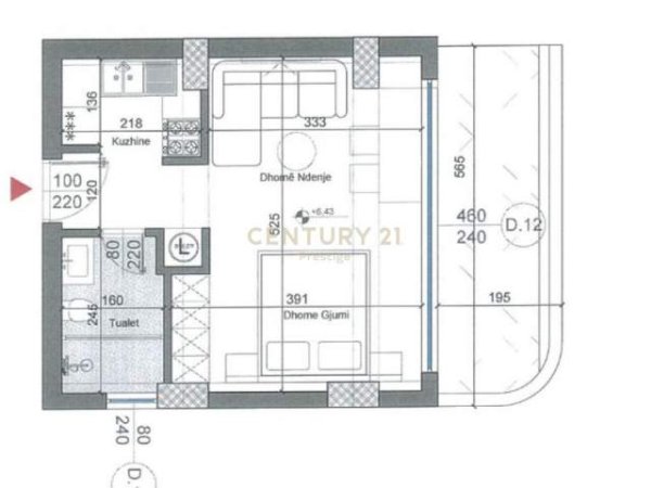 Durres, shitet garsonier 1+1 Kati 1, 45 m² 79.000 Euro (Hamallaj)