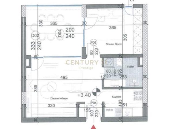 Durres, shitet apartament 1+1 Kati 1, 71 m² 128.000 Euro (Hamallaj)