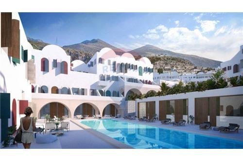Dhermi, shitet apartament 2+1+BLK Kati 1, 112 m² 336.000 Euro (Santorini Residence, Dhermi!)