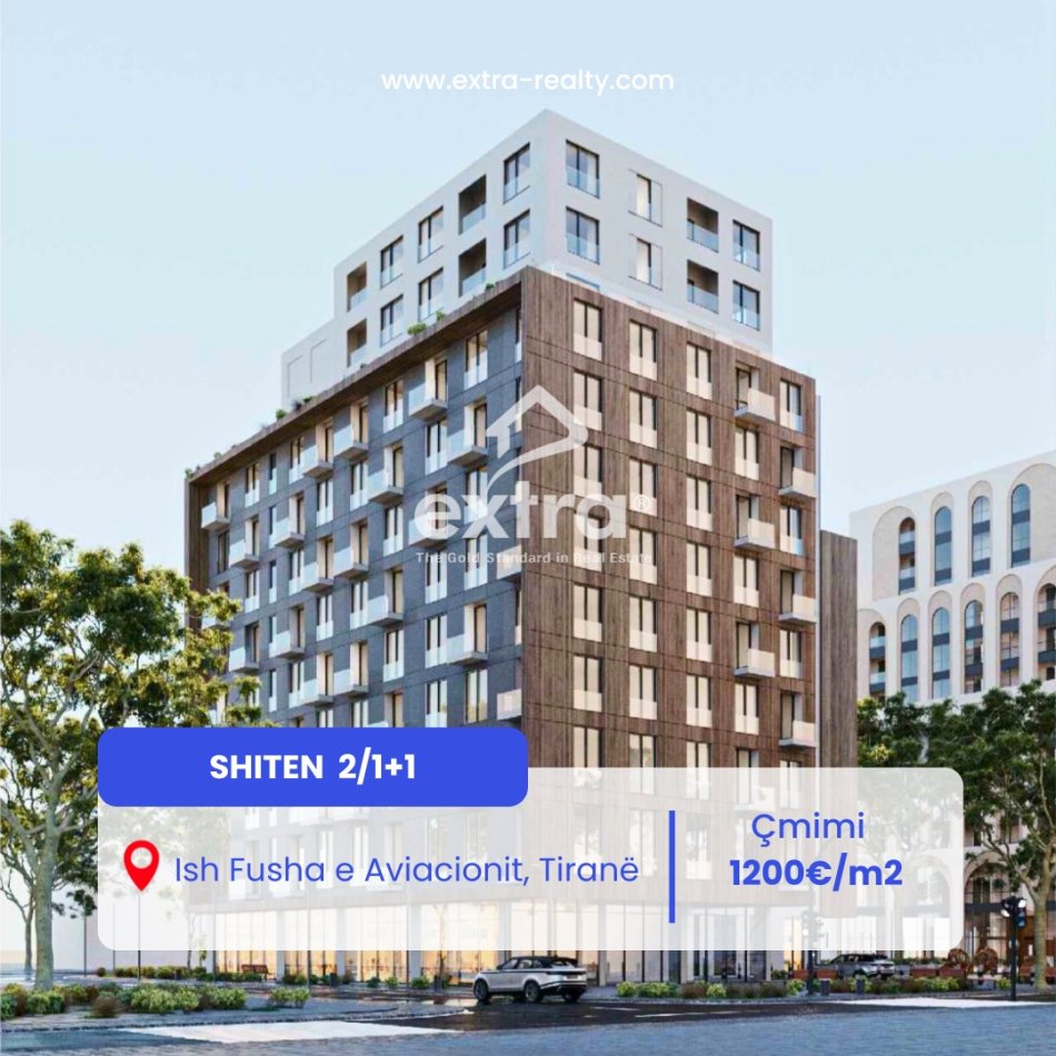 Tirane, shitet apartament 1+1 Kati 3, 66 m² 78.600 € (Ish Fusha Aviocionit.)