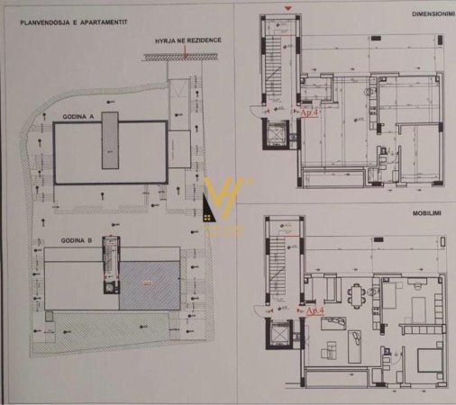Tirane, shitet apartament 2+1+Ballkon Kati 1, 126 m² 277.244 € (SAUK)