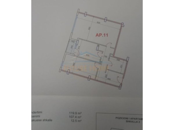 Tirane, shitet apartament 2+1 Kati 5, 120 m² 156.000 € (DON BOSKO)