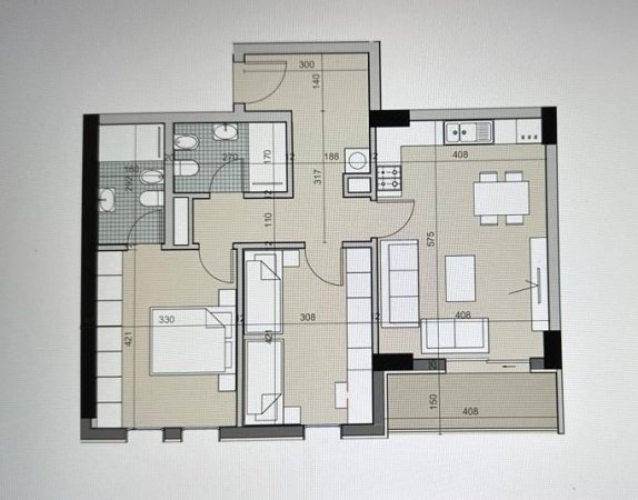 Tirane, jepet me qera apartament Kati 8, 111 m² 105.193 € (Univers City)