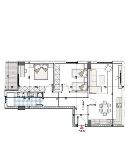 Tirane, shes 2+1 Kati 5, 105 m² 126.000 € (paskuqan)