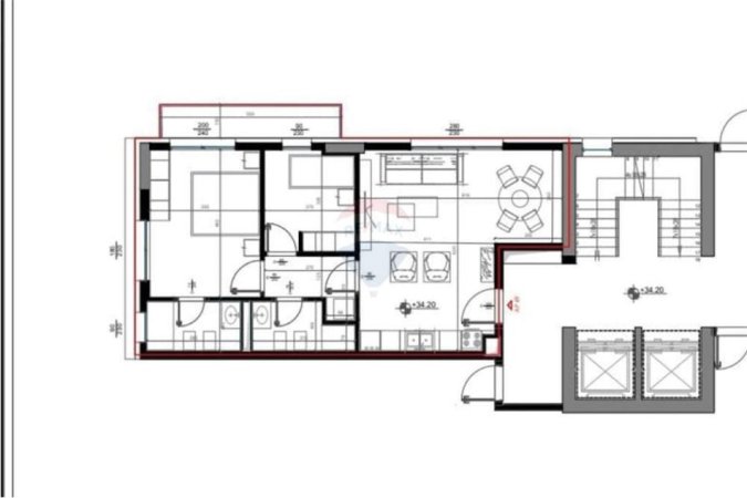 Tirane, shitet apartament 2+1 Kati 10, 94 m² 155.000 € (5 Maj)