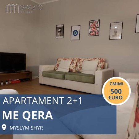 Tirane, jepet me qera apartament 2+1+BLK Kati 3, 90 m² 500 Euro (Rruga ''Myslym Shyri'')