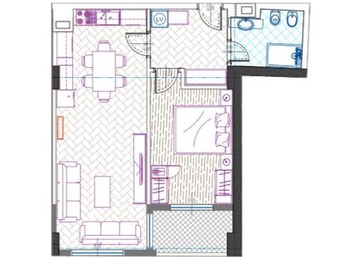 Tirane, shitet apartament 1+1 Kati 2, 74 m² 135.790 € (Stacioni Trenit) TT 1196