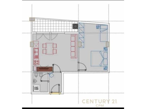 Tirane, shes apartament 1+1+Ballkon , 75 m² 187.500 € (Liceu Artistik)