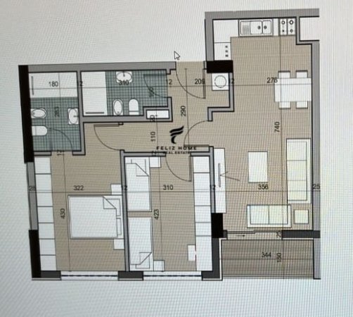 Tirane, shitet apartament 2+1+Ballkon Kati 3, 104 m² 105.000 € (UNIVERS CITY)