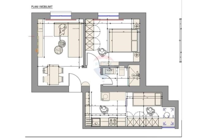 Tirane, shitet apartament 2+1 Kati 0, 64 m² 98.000 € (Shitet - Apartament 2+1 ne rrugen Bardhyl)